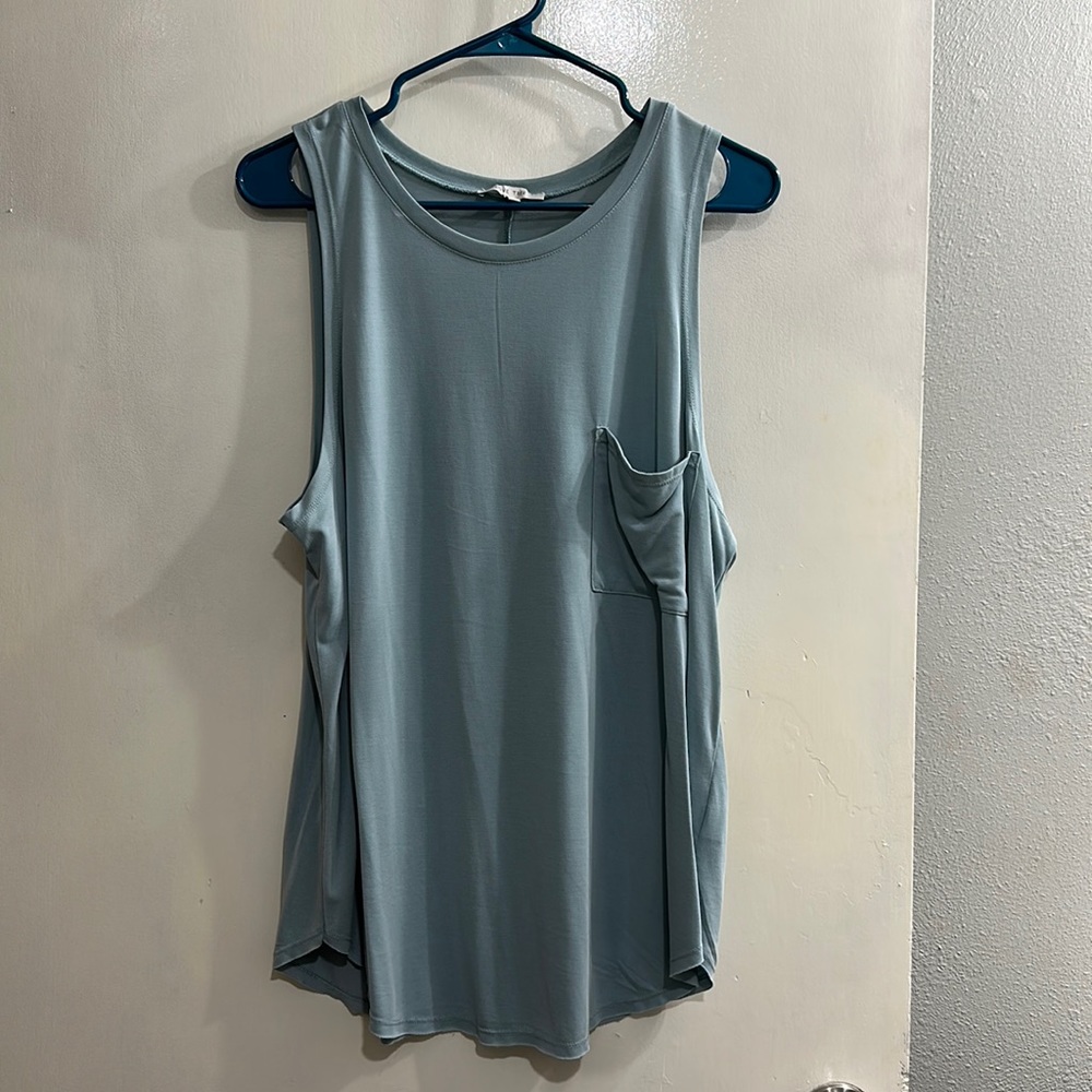 Light blue Cami great for spring or under business jacket for a meeting